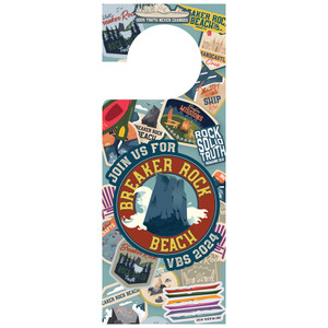 Door Hangers - Breaker Rock Lifeway VBS 2024 Door Hangers - Breaker Rock Lifeway VBS 2024