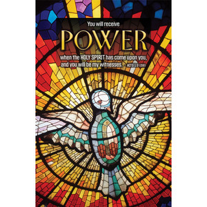 11" Bulletin - Pentecost - You will receive power... - Acts 1:8 - AP2210 11" Bulletin - Pentecost - You will receive power... - Acts 1:8 - AP2210