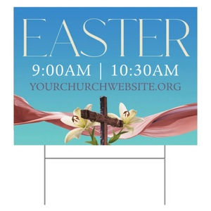 Easy Custom Outdoor Yard Sign - Personalize in Real Time - Vivid Easter Glory - YSP240110 Easy Custom Outdoor Yard Sign - Personalize in Real Time - Vivid Easter Glory - YSP240110