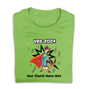 Easy Custom VBS T-Shirt - Full Color Design - Hero Hotline VBS - VHER0551 Easy Custom VBS T-Shirt - Full Color Design - Hero Hotline VBS - VHER0551