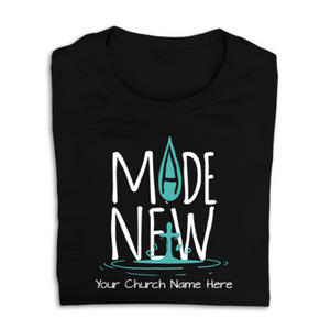 Easy Custom T-Shirt - Two Color Design - Baptism - TBPT030