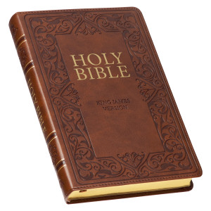 KJV Gift Edition Bible - Imitation Leather, Brown