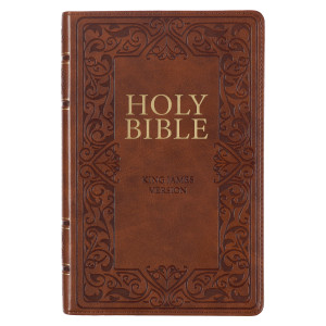 KJV Gift Edition Bible - Imitation Leather, Brown