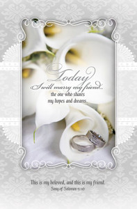 Bulletin 11" - Wedding - Today (Pack of 100) Bulletin 11" - Wedding - Today (Pack of 100)