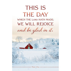 Church Bulletin 11" - General-This Is the Day; Psalm 118:24 (KJV) (Pack of 100) Church Bulletin 11" - General-This Is the Day; Psalm 118:24 (KJV) (Pack of 100)