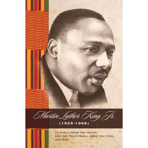 Church Bulletin 11" - Black History-Martin Luther King, Jr.; John 8:32 (KJV) (Pack of 100)
