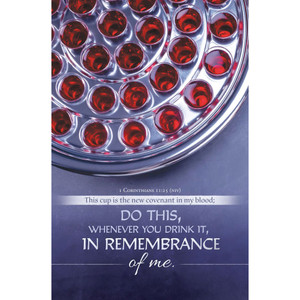 Church Bulletin 11" - Communion-Do This in Remembrance; 1 Corinthians 11:25 (KJV) (Pack of 100) Church Bulletin 11" - Communion-Do This in Remembrance; 1 Corinthians 11:25 (KJV) (Pack of 100)