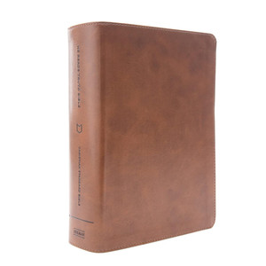 CSB He Reads Truth Bible, Saddle LeatherTouch - Bulk Case of 8