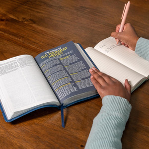 KJV Kids Bible, Thinline Edition, Midnight Blue LeatherTouch - Bulk Case of 24