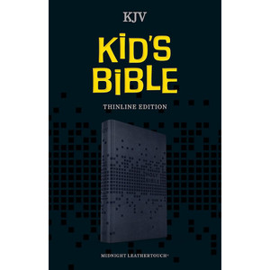KJV Kids Bible, Thinline Edition, Midnight Blue LeatherTouch - Bulk Case of 24