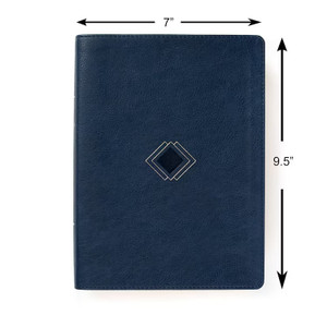 CSB Day-by-Day Chronological Bible, Navy LeatherTouch - Bulk Case of 12
