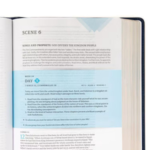 CSB Day-by-Day Chronological Bible, Navy LeatherTouch - Bulk Case of 12