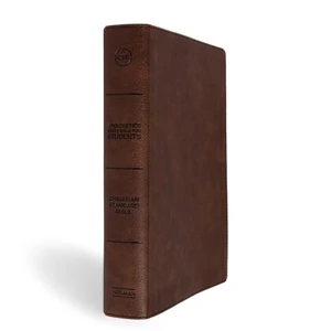 CSB Apologetics Study Bible for Students, Brown LeatherTouch - Bulk Case of 12