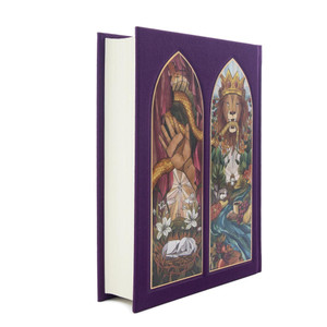 CSB Notetaking Bible, Stained Glass Edition, Amethyst Cloth-Over-Board - Bulk Case of 12