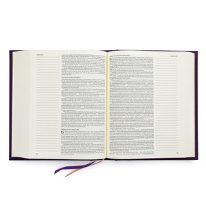 CSB Notetaking Bible, Stained Glass Edition, Amethyst Cloth-Over-Board - Bulk Case of 12
