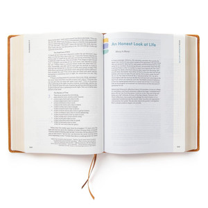 CSB Women's Bible, Butterscotch Genuine Leather, Indexed - Bulk Case of 12