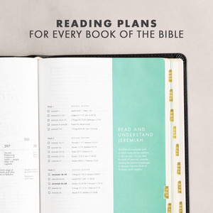 CSB She Reads Truth Bible, Black LeatherTouch Indexed - Bulk Case of 8