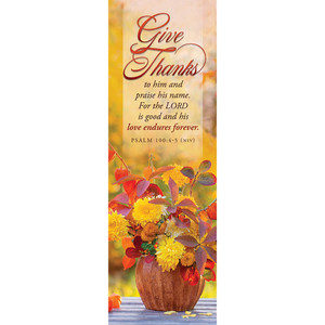 Bookmark - Thanksgiving - Give Thanks (Pack of 25) Bookmark - Thanksgiving - Give Thanks (Pack of 25)