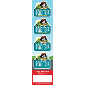 Logo Stickers (Pkg of 24) - Road Trip VBS 2025 by Cokesbury