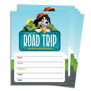 Small Promotional Posters (Pkg of 5) - Road Trip VBS 2025 by Cokesbury Small Promotional Posters (Pkg of 5) - Road Trip VBS 2025 by Cokesbury