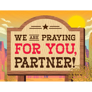 Praying for You Postcards (Pack of 40) - Ten perforated (11 in. x