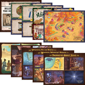 Pre-Primary and Toddler Teaching posters (Pack of 8) - Wonder Junction VBS 2025 by Answers Pre-Primary and Toddler Teaching posters (Pack of 8) - Wonder Junction VBS 2025 by Answers