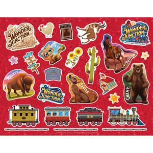 Logo Sticker Sheet (Pack of 10) - Wonder Junction VBS 2025 by Answers Logo Sticker Sheet (Pack of 10) - Wonder Junction VBS 2025 by Answers