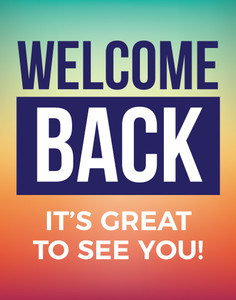 Poster Signs - Welcome Back - Vibrance Series - 22