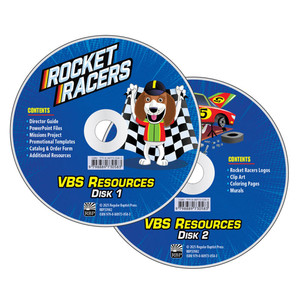 VBS Resources CD Set - Rocket Racers VBS 2025 by RBP VBS Resources CD Set - Rocket Racers VBS 2025 by RBP