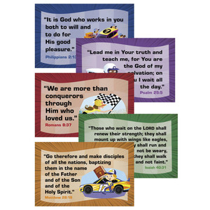 Verse Posters - NKJV - Rocket Racers VBS 2025 by RBP Verse Posters - NKJV - Rocket Racers VBS 2025 by RBP