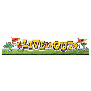 Yard Sign Set - Live it Out VBS 2025 by Orange Yard Sign Set - Live it Out VBS 2025 by Orange