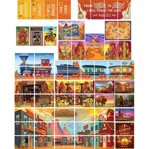 Scene Setter Pack (Pack of 43 panels) - Wonder Junction VBS 2025 by Answers Scene Setter Pack (Pack of 43 panels) - Wonder Junction VBS 2025 by Answers