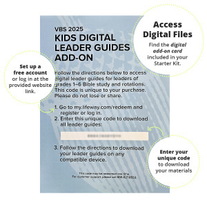 Kids Starter Kit: Grades 1-6 with Digital Leader Guides Add-on - Magnified! VBS 2025 by Lifeway