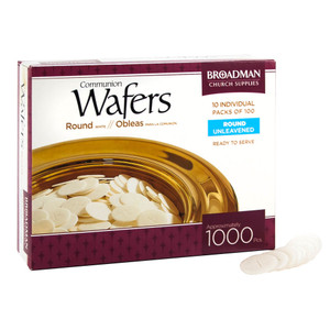 1 1/8" Communion Wafers - White (1000) Broadman 1 1/8" Communion Wafers - White (1000) Broadman