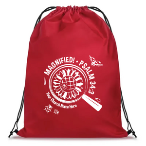 Easy Custom VBS Drawstring Bag - Personalize in Real Time - Magnified! VBS - DMAG031