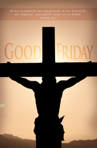 Church Bulletin 11" - Good Friday - Isa 53:5 - KJV - Pack of 100 Church Bulletin 11" - Good Friday - Isa 53:5 - KJV - Pack of 100
