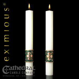 Christus Rex - Complementing Altar Candle (Pack of 2) by Cathedral Candles Christus Rex - Complementing Altar Candle (Pack of 2) by Cathedral Candles