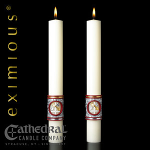Upon This Rock - Complementing Altar Candle (Pack of 2) by Cathedral Candles Upon This Rock - Complementing Altar Candle (Pack of 2) by Cathedral Candles