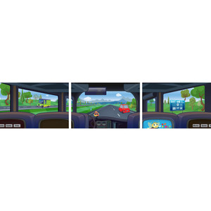 Complete Decorating Mural Package (9 panels tile to 6' x 27') - Road Trip VBS 2025 by Cokesbury Complete Decorating Mural Package (9 panels tile to 6' x 27') - Road Trip VBS 2025 by Cokesbury