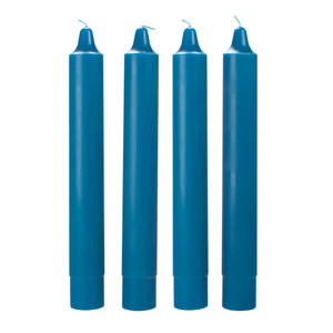 12" x 1.5" Stearic Advent Candles (4 Blue) 12" x 1.5" Stearic Advent Candles (4 Blue)