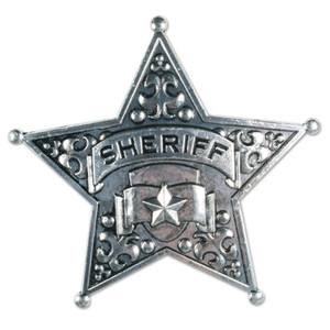 Metal Sheriff Badge - Pack of 12 - 2.5" - Wonder Junction VBS 2025 by Answers Metal Sheriff Badge - Pack of 12 - 2.5" - Wonder Junction VBS 2025 by Answers