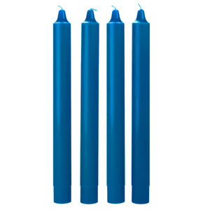 12" x 1.5" Beeswax Advent Candles (4 Blue) 12" x 1.5" Beeswax Advent Candles (4 Blue)