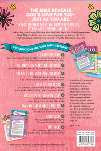 NLT Girls Life Application Study Bible - LeatherLike Purple/Teal - Case of 12