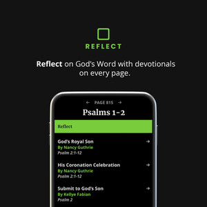 NLT Compact GP Bible, Filament Enabled Edition  - Black LeatherLike Indexed