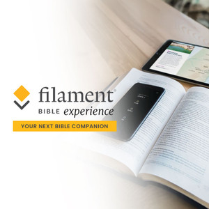 NLT Super Giant Print Bible, Filament Enabled Edition - Brown Genuine Leather Indexed