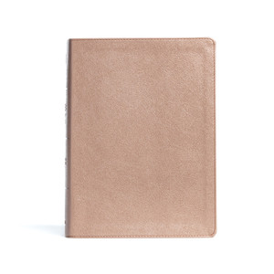 CSB STUDY BIBLE, ROSE GOLD LT