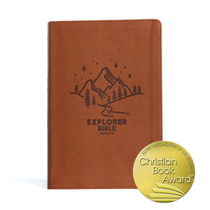 CSB EXPLORER BIBLE FOR KIDS, BROWN MNTS LT IDX