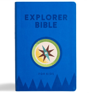 KJV Explorer Bible for Kids, Royal Blue LeatherTouch