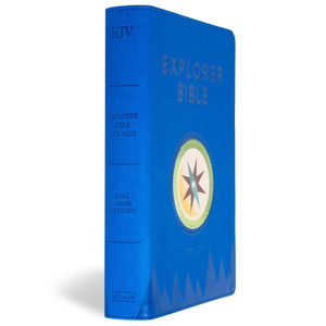 KJV Explorer Bible for Kids (Royal Blue LeatherTouch, Indexed) - Bulk Case of 12