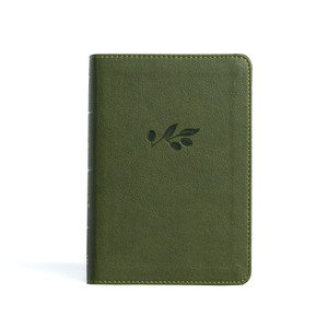 KJV LP COMPACT REF BIBLE, OLIVE LT
